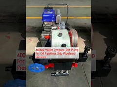 석유 파이프 라인 선박 송유관 압력을 위한 400 바 수압 시험 펌프