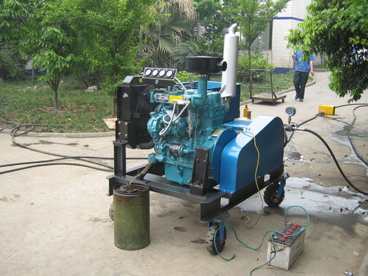 30 kw 1000 바 물 총 기계 하이드로블 라스트 고압세척기 디젤 엔진 드라이브