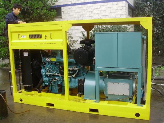 600 바 75 kw 손수레 고압세정기 세탁기 엔진 전원 압 세정