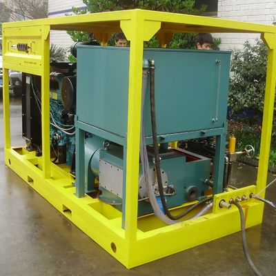 90kw 1500bar 수력 발전 장비 산업용 물 폭파 기계