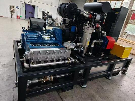 75kw 수소 블래스터 압력 세척기 류스 오산화 수소 블래스팅 기계